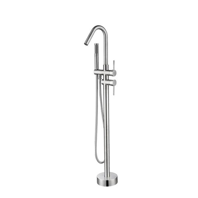 Barclay Flynn Freestanding Faucet (Brass),W/Handshower,CP