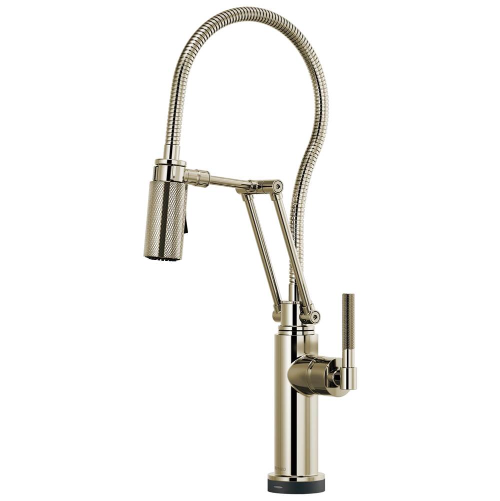Brizo Litze® SmartTouch® Articulating Kitchen Faucet With Finished Hose