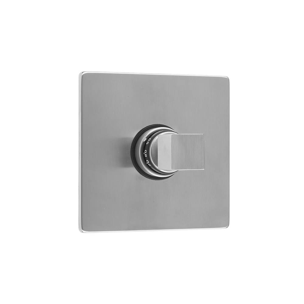 Jaclo Square Plate with CUBIX® Cube Trim for Thermostatic Valves (J-TH34 & J-TH12)