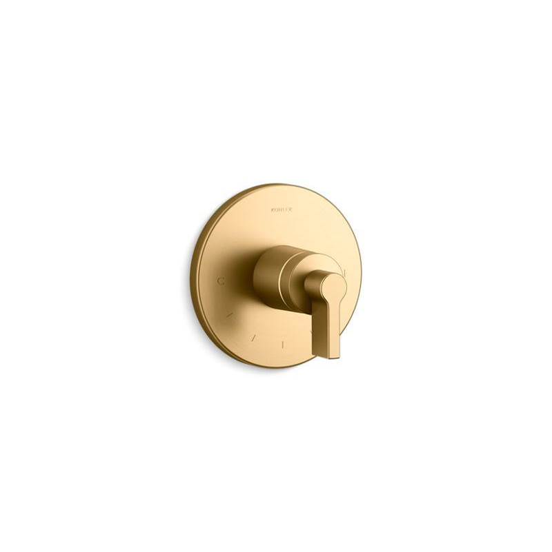 Kohler Components™ thermostatic valve trim with Lever handle