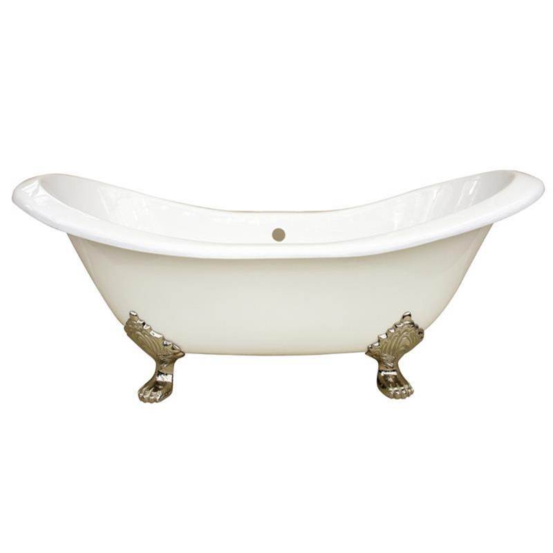 Maidstone Ravelle Cast Iron Double Slipper Clawfoot Tub