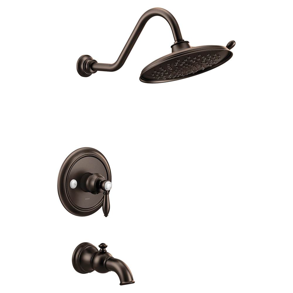 Moen Weymouth M-CORE 3-Series 1-Handle Tub and Shower Trim Kit in Oil Rubbed Bronze (Valve Sold Separately)