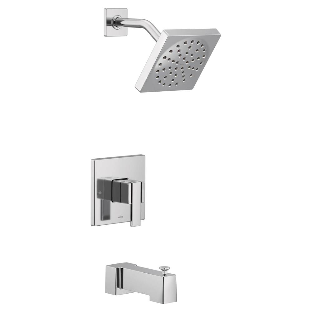 Moen 90 Degree M-CORE 3-Series 1-Handle Tub and Shower Trim Kit in Chrome (Valve Sold Separately)