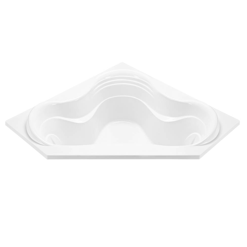 MTI Baths Cayman 4 Acrylic Cxl Drop In Corner Ultra Whirlpool- White (59.875X59.875)